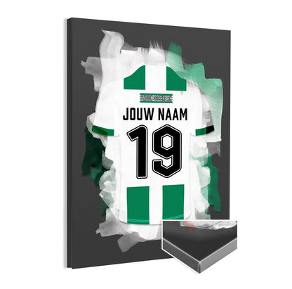 FC Groningen Canvas Print Muurdecoratie