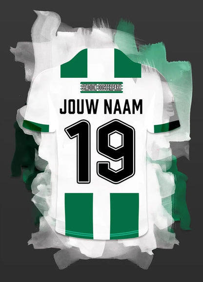 FC Groningen Voetbal Poster Met Naam