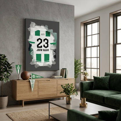 FC Groningen Voetbal Canvas Muurdecoratie Jongenskamer Kopen