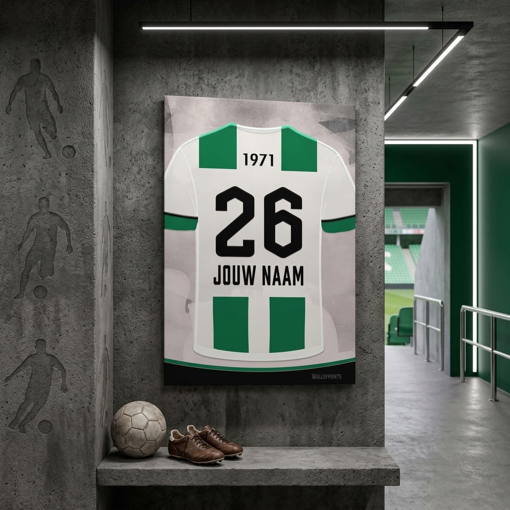 FC Groningen Wanddecoratie Canvas