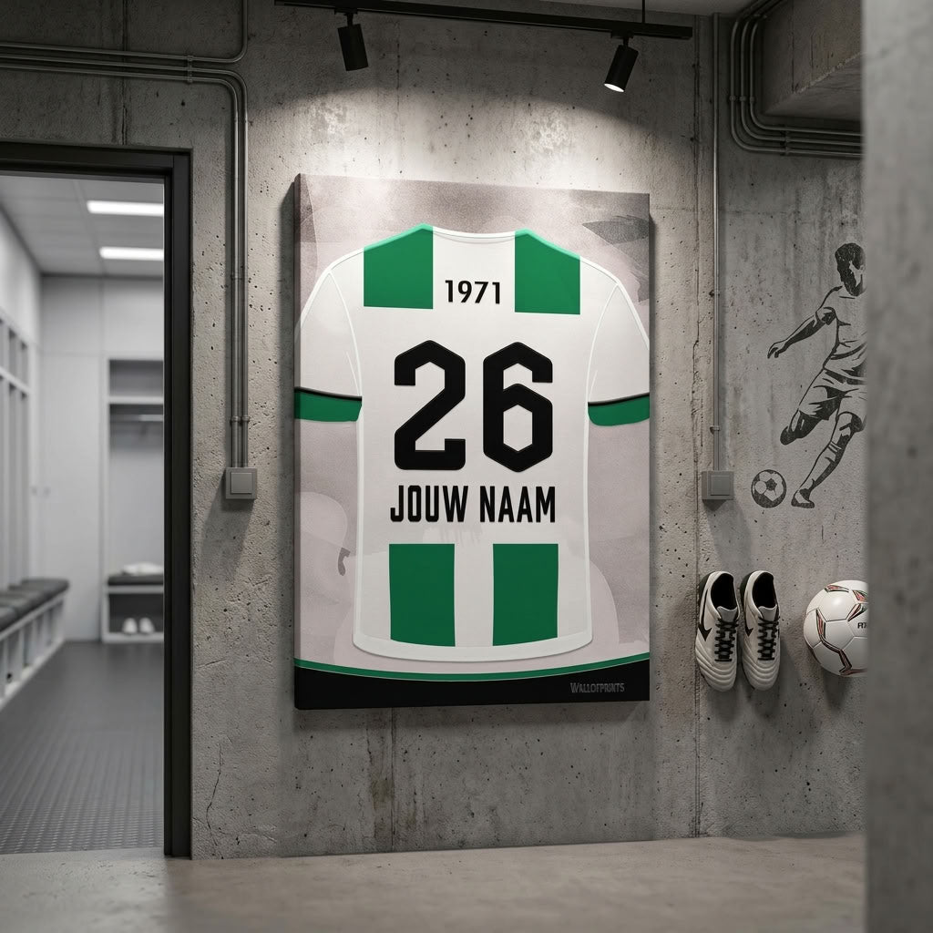 FC Groningen Wanddecoratie Canvas