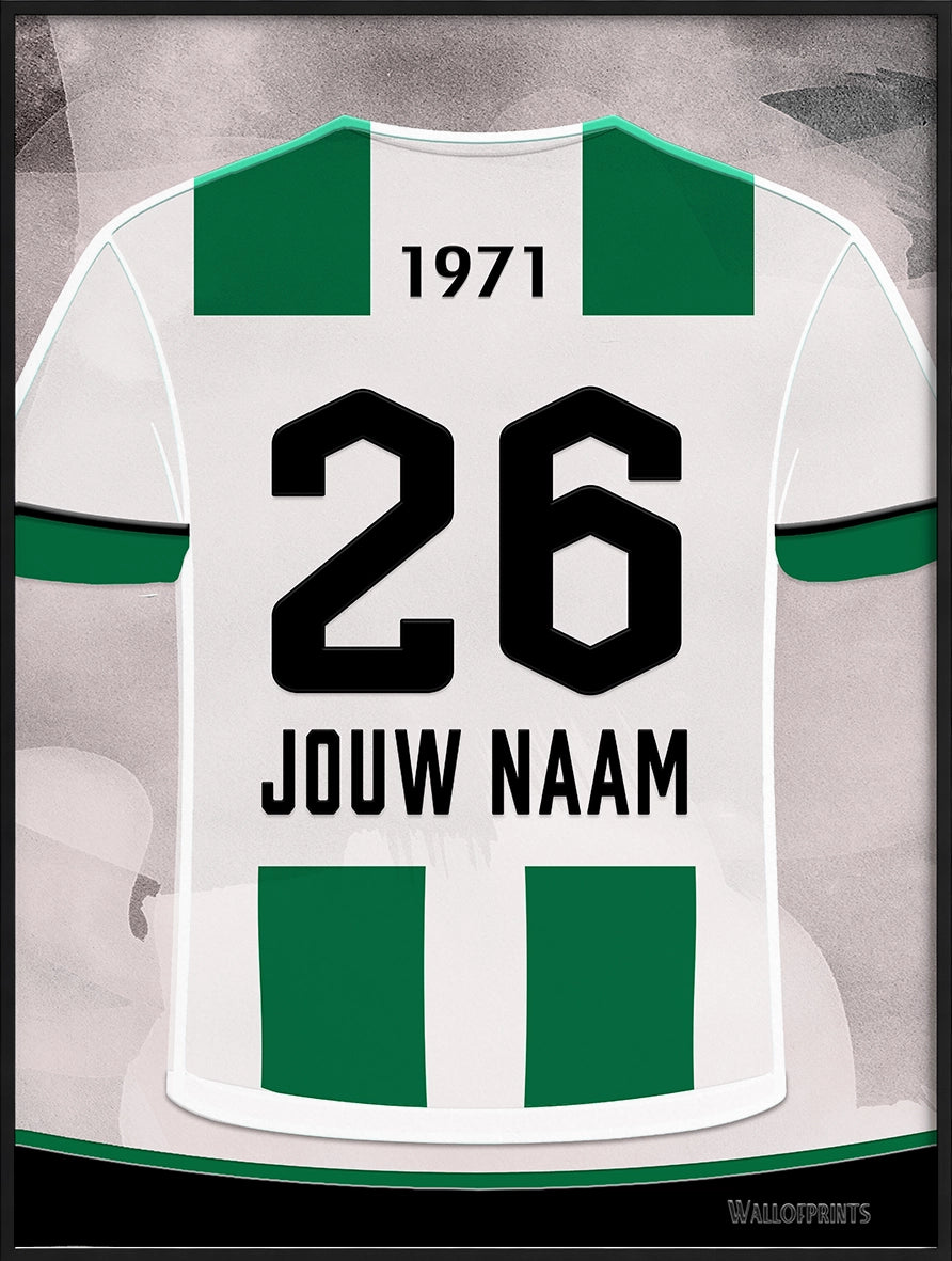 FC Groningen Wanddecoratie Gepersonaliseerd