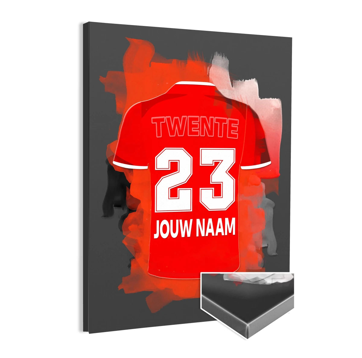 FC Twente Enschede Canvas Voetbal Print Cadeau