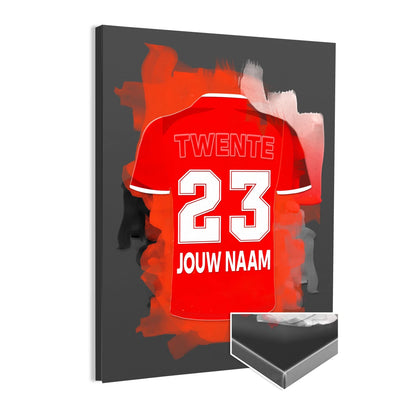 FC Twente Enschede Canvas Voetbal Print Cadeau