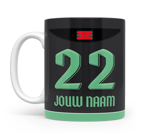 FC Twente Voetbal Mok Met Eigen Naam Voetbal Cadeau Bestellen