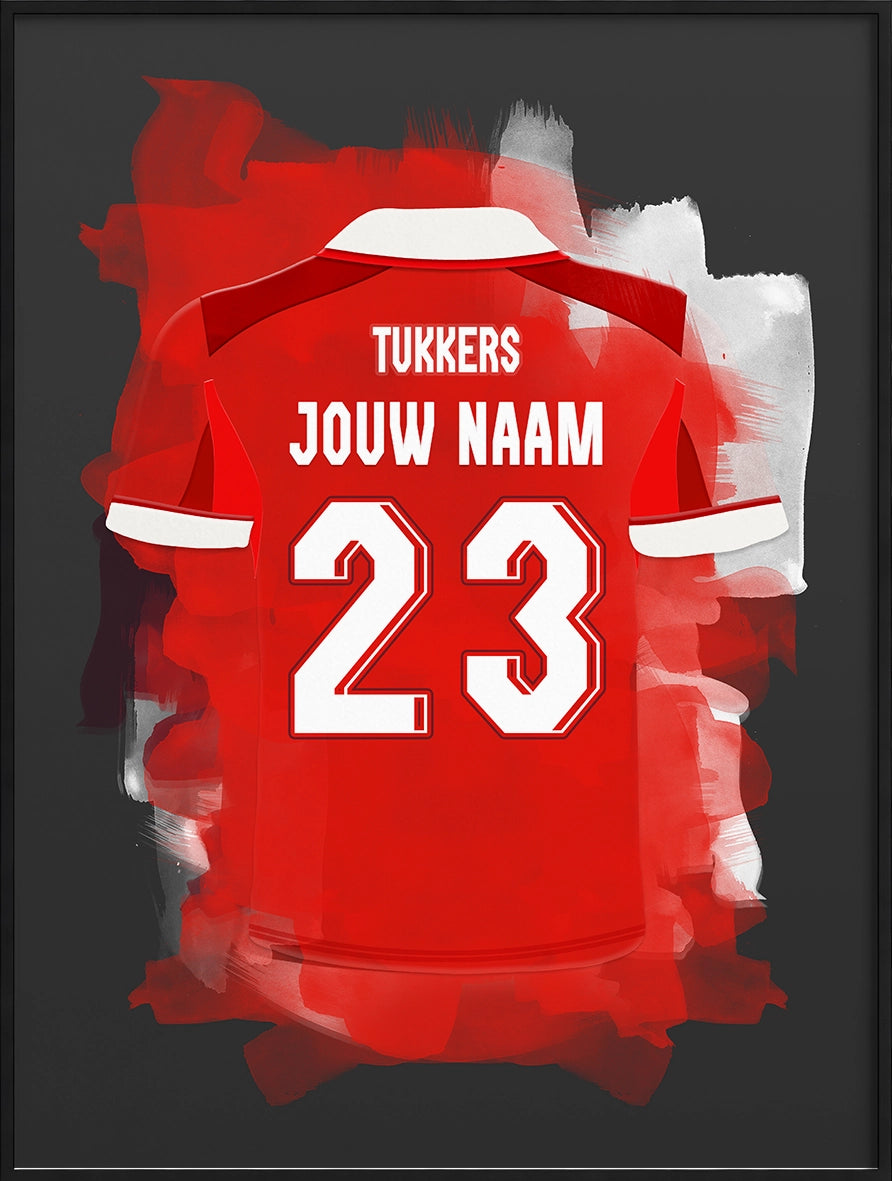 FC Twente Enschede Voetbal Poster Gepersonaliseerd Voetbalfan Cadeau