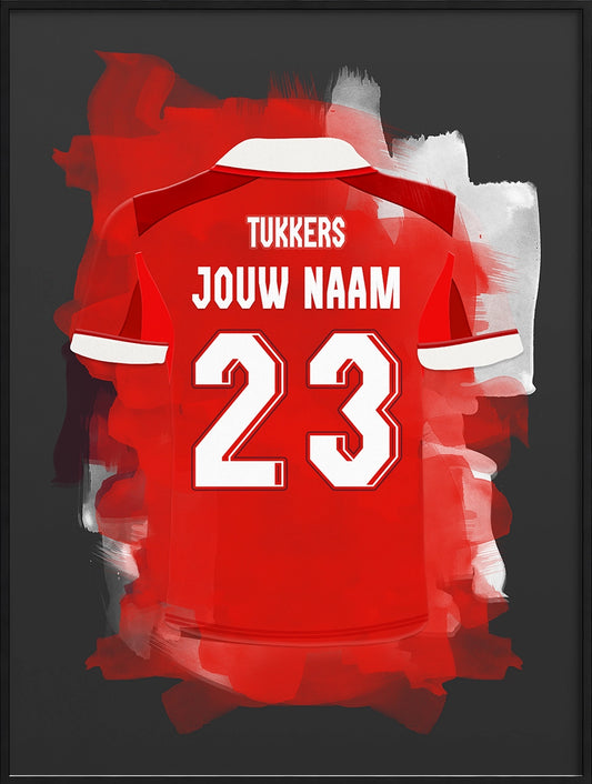 FC Twente Enschede Voetbal Poster Gepersonaliseerd Voetbalfan Cadeau