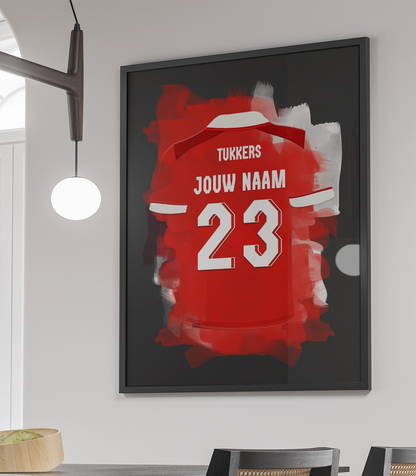 FC Twente Poster Met Eigen Naam Verjaardag Cadeau Jongenskamer