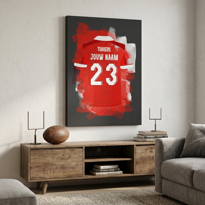 FC Twente Enschede Voetbal Canvas Muurdecoratie Verjaardag Decoratie