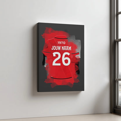 FC Utrecht Aluminium Dibond Mancave Voetbal Wanddecoratie