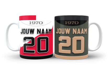 Gepersonaliseerde FC Utrecht Voetbal Mok Bestellen Online