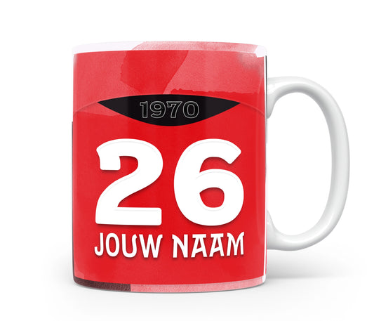 FC Utrecht Mok Gepersonaliseerd Voetbal Cadeau