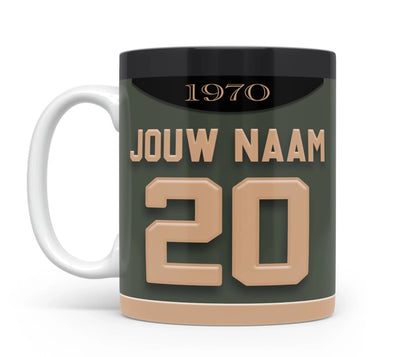 FC Utrecht Voetbal Mok Met Eigen Naam Voetbal Fan Kinderen