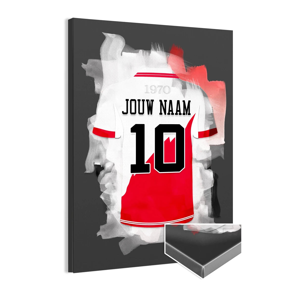 Gepersonaliseerde FC Utrecht Canvas Jongenskamer Cadeau