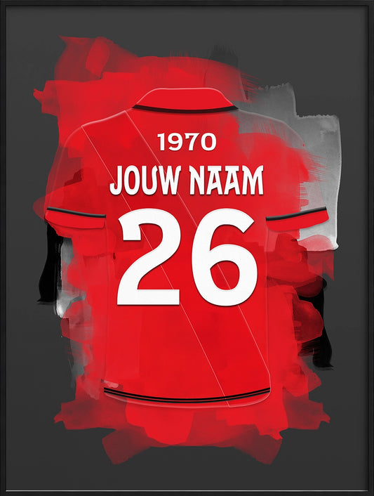 FC Utrecht Poster Gepersonaliseerde Voetbal Cadeau Fans