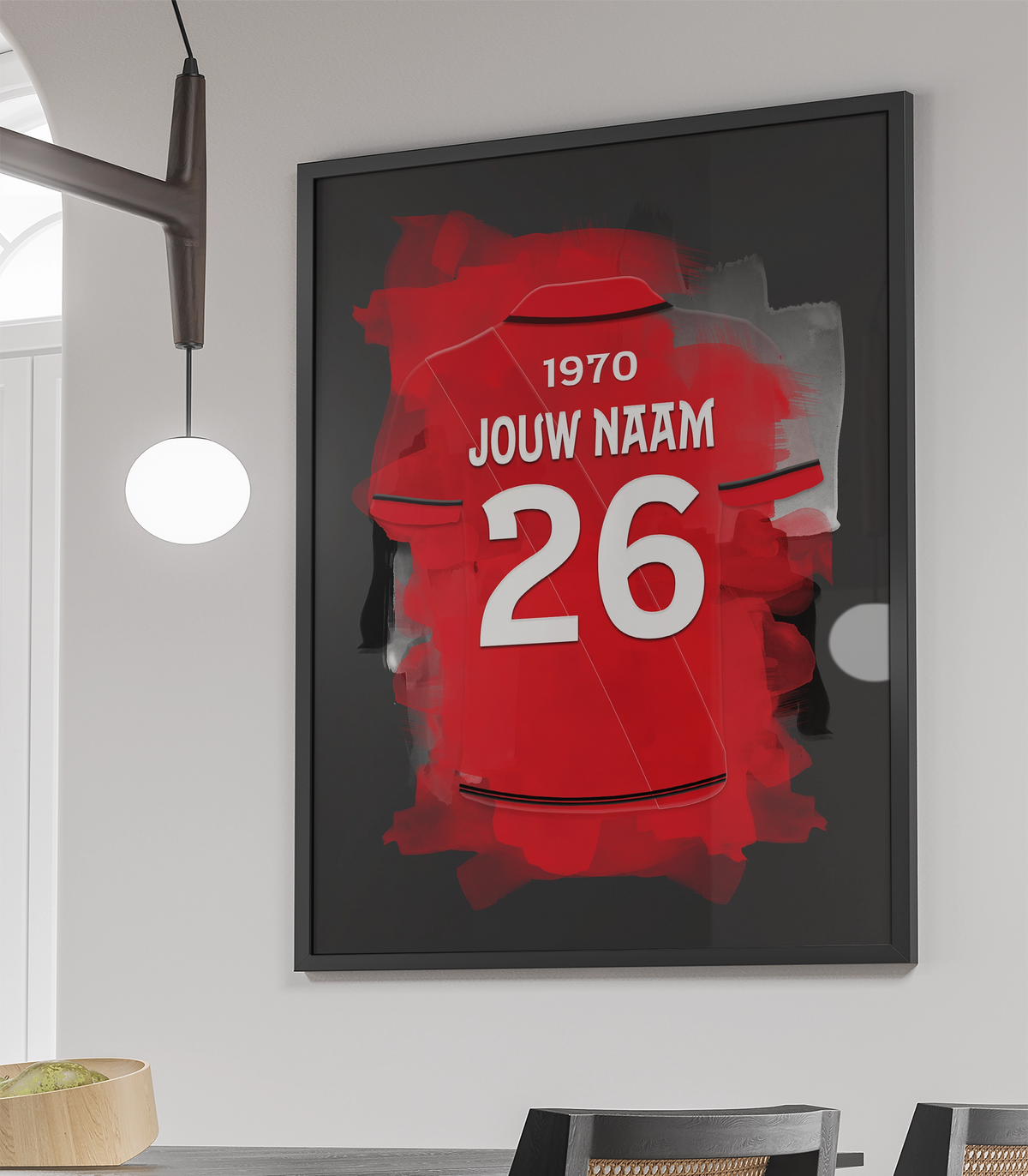 FC Utrecht Poster Met Eigen Naam Voetbal Verjaardag Cadeau