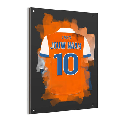 Excelsior Rotterdam Voetbal Aluminium Dibond