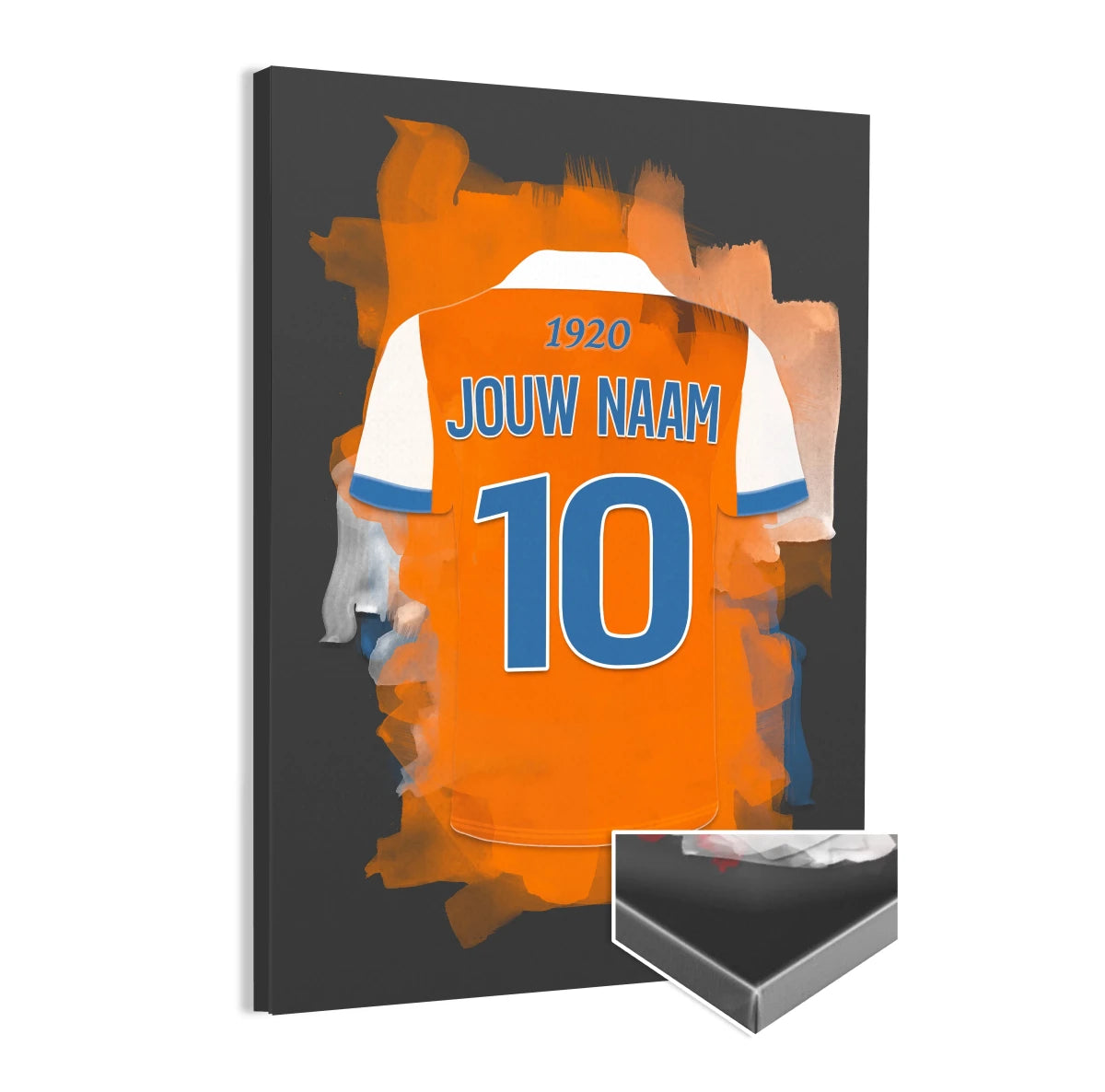 Excelsior Rotterdam Voetbal Canvas Muurdecoratie