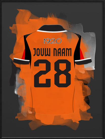 FC Volendam Voetbal Poster Gepersonaliseerd Voetbalfan Cadeau