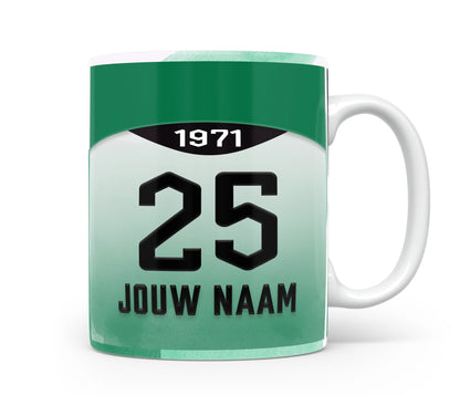 FC Groningen Mok Gepersonaliseerd Voetbal Cadeau