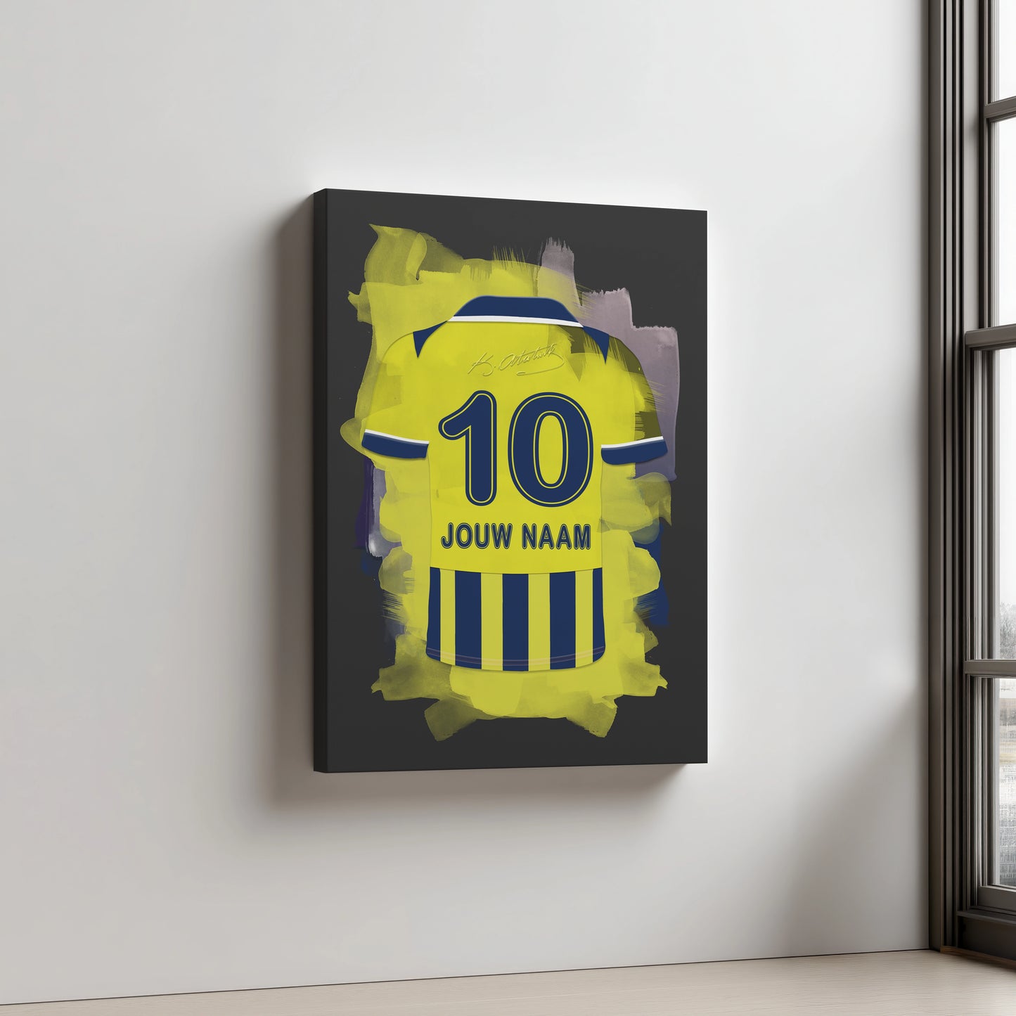 Fenerbahce SK Aluminium Dibond Gepersonaliseerd Voetbal Cadeau Bestellen