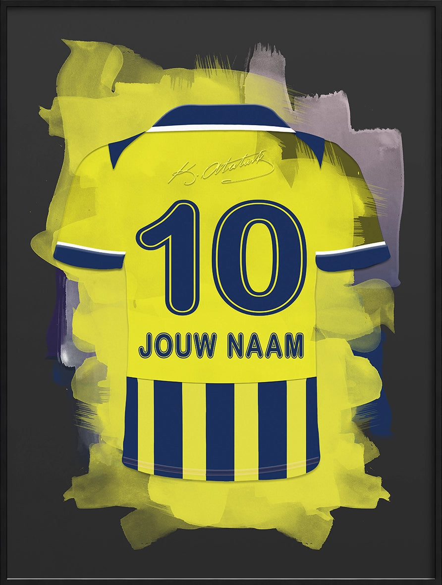 Fenerbahce SK Voetbal Poster Gepersonaliseerd Voetbal Cadeau Voetbalfans