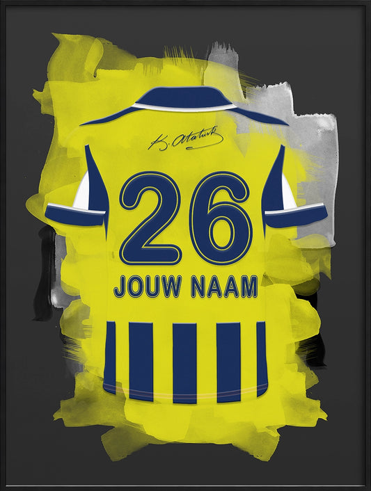 Fenerbahce Poster Gepersonaliseerd Voetbal Cadeau Jongenskamer