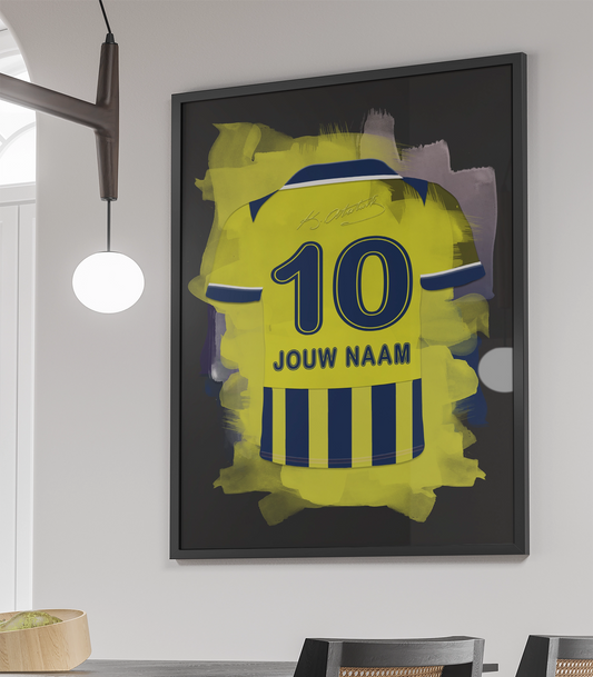 Fenerbahce SK Ingelijste Voetbal Poster Met Naam Cadeau Verjaardag
