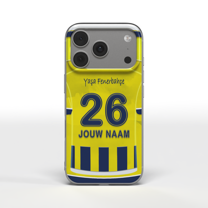 Fenerbahce Telefoonhoesje Gepersonaliseerd Voetbal Cadeau