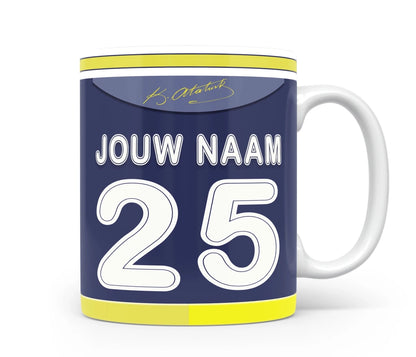 Fenerbahce Koffie Mok Met Eigen Naam Voetbal Fan Cadeau