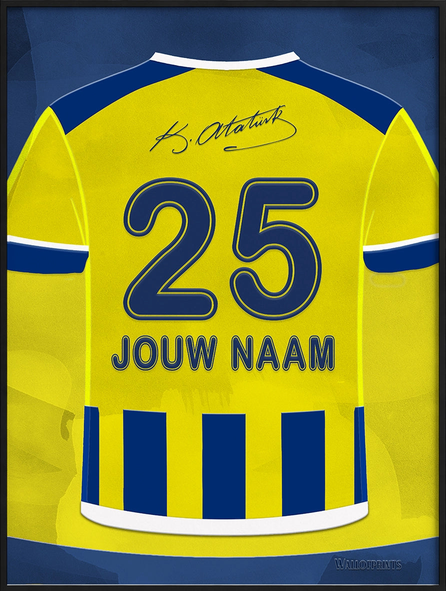 Fenerbahce Voetbal Wanddecoratie Gepersonaliseerd