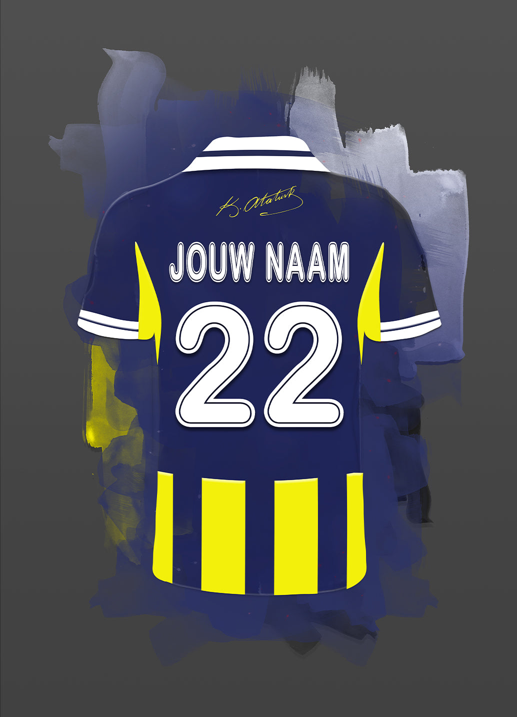 Fenerbahce poster met naam kopen