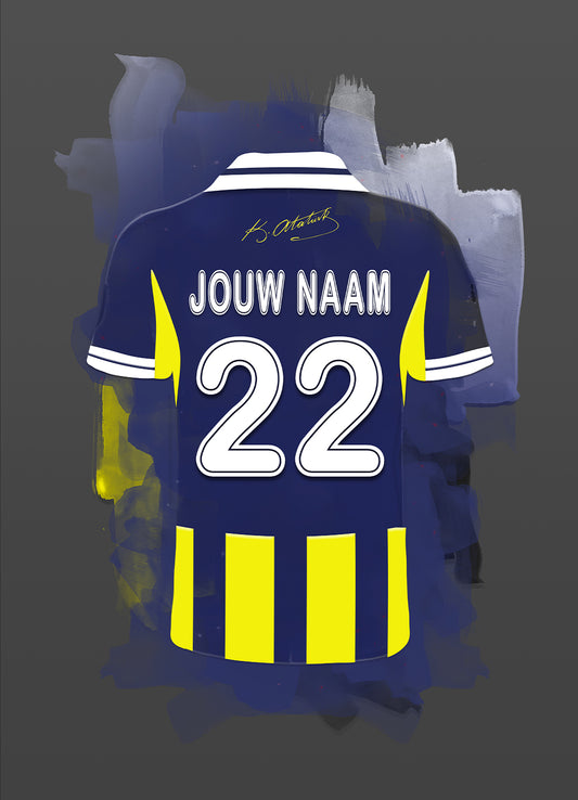 Fenerbahce poster met naam kopen