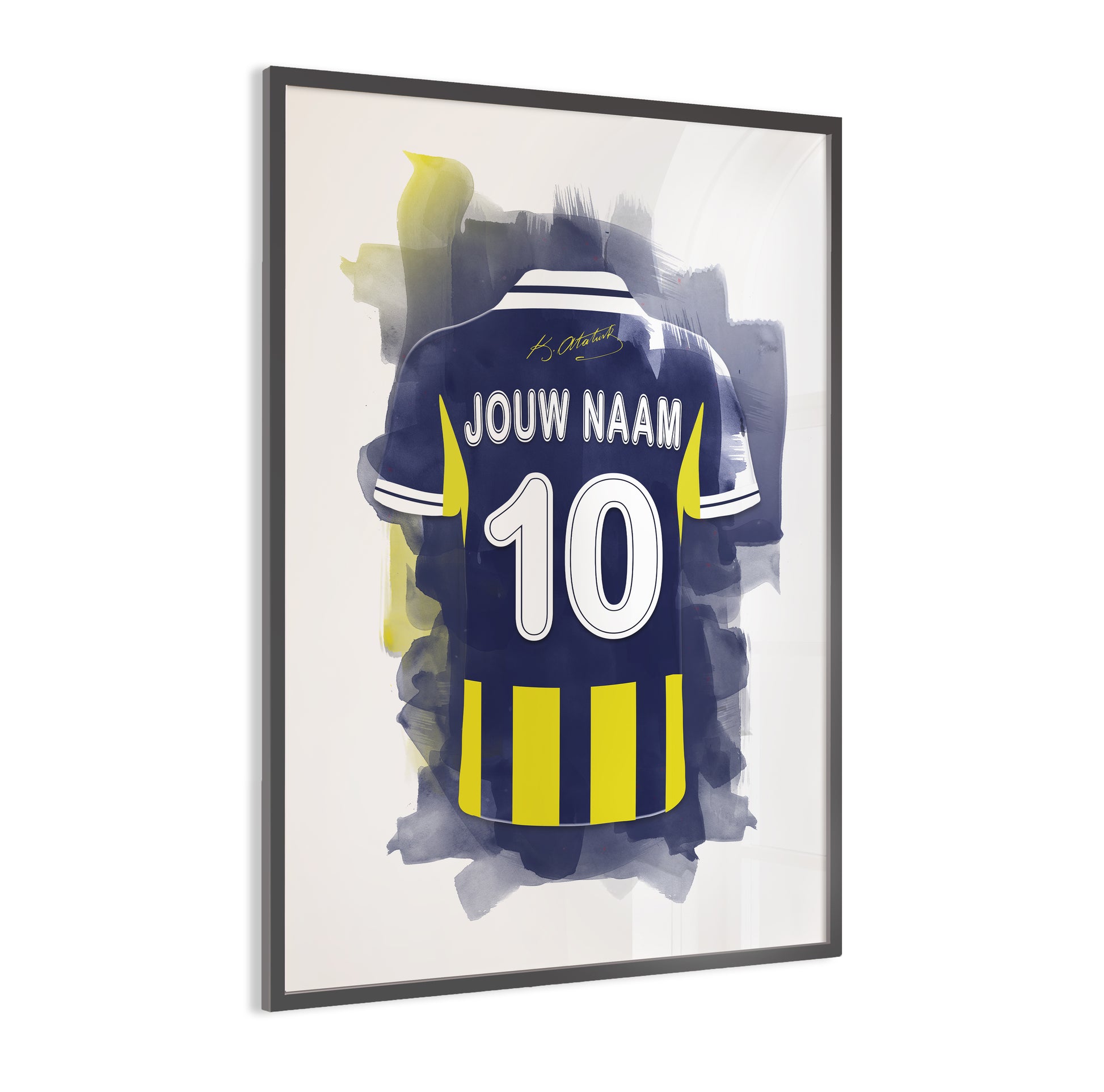 Fenerbahce wanddecoratie - Gepersonaliseerde poster - Voetbal fan cadeau