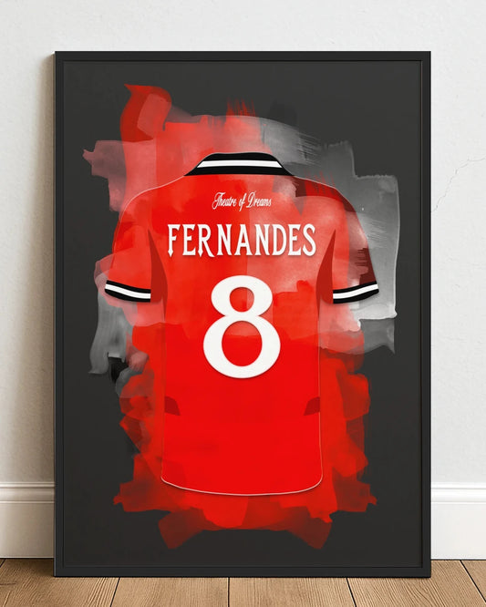 Bruno Fernandes Man United Poster