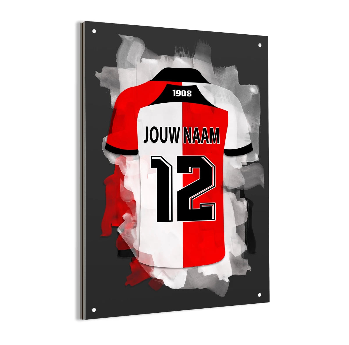 Feyenoord Voetbal Poster Aluminium Dibond Wanddecoratie
