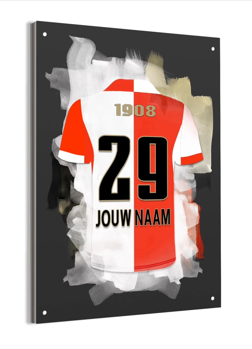 Feyenoord Aluminium Dibond Mancave