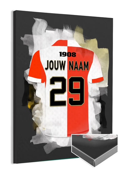 Feyenoord Voetbal Poster Canvas Muurdecoratie
