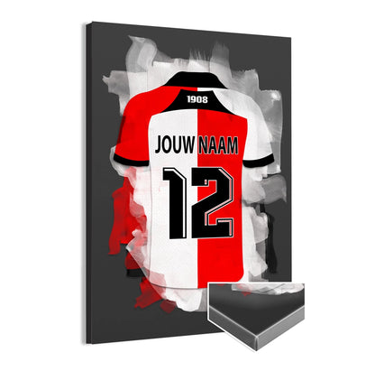 Feyenoord Voetbal Poster Canvas Muurdecoratie