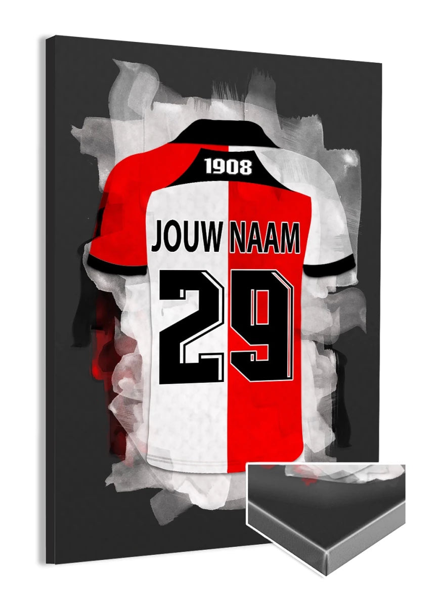 Feyenoord Voetbal Poster Canvas Print Muurdecoratie