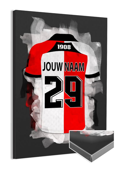 Feyenoord Voetbal Poster Canvas Print Muurdecoratie