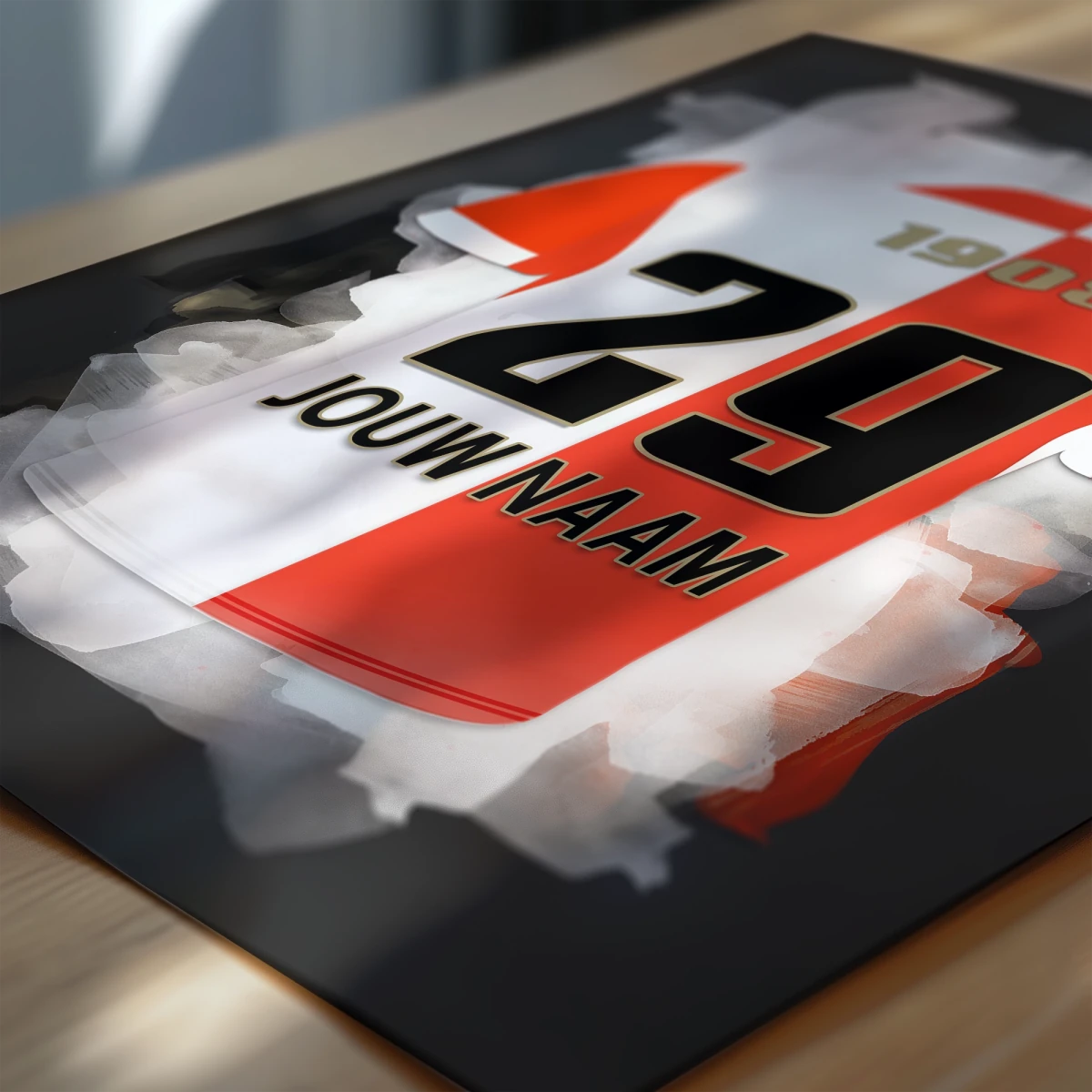 Feyenoord Rotterdam Muurdecoratie Poster Met Eigen Naam