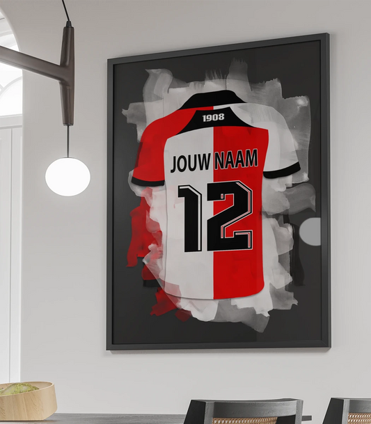 Feyenoord Voetbal Poster Met Pesonalisatie Jongenskamer