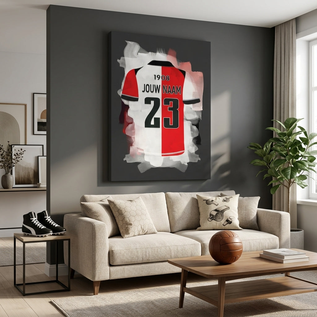 Feyenoord Voetbal Canvas Muurdecoratie Bestellen Jongenskamer