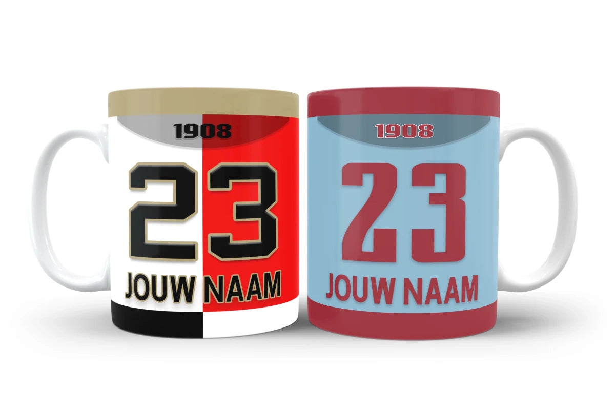 Feyenoord Voetbal Mok Met Eigen Naam Het Legioen 12 Cadeau