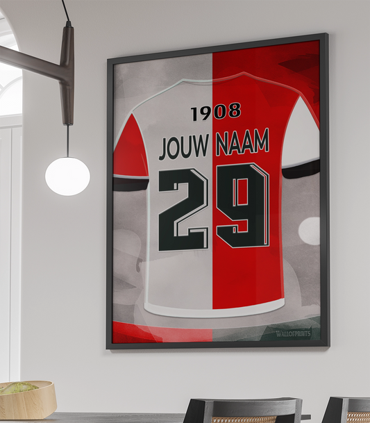 Feyenoord Wanddecoratie Ingelijste Poster Verjaardag Cadeau