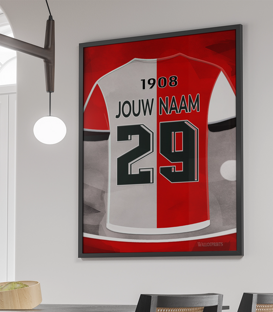 Feyenoord Voetbal Wanddecoratie Poster Met Lijst