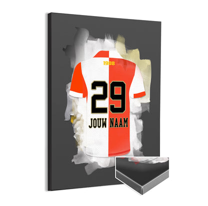 Feyenoord Rotterdam canvas met frame kopen