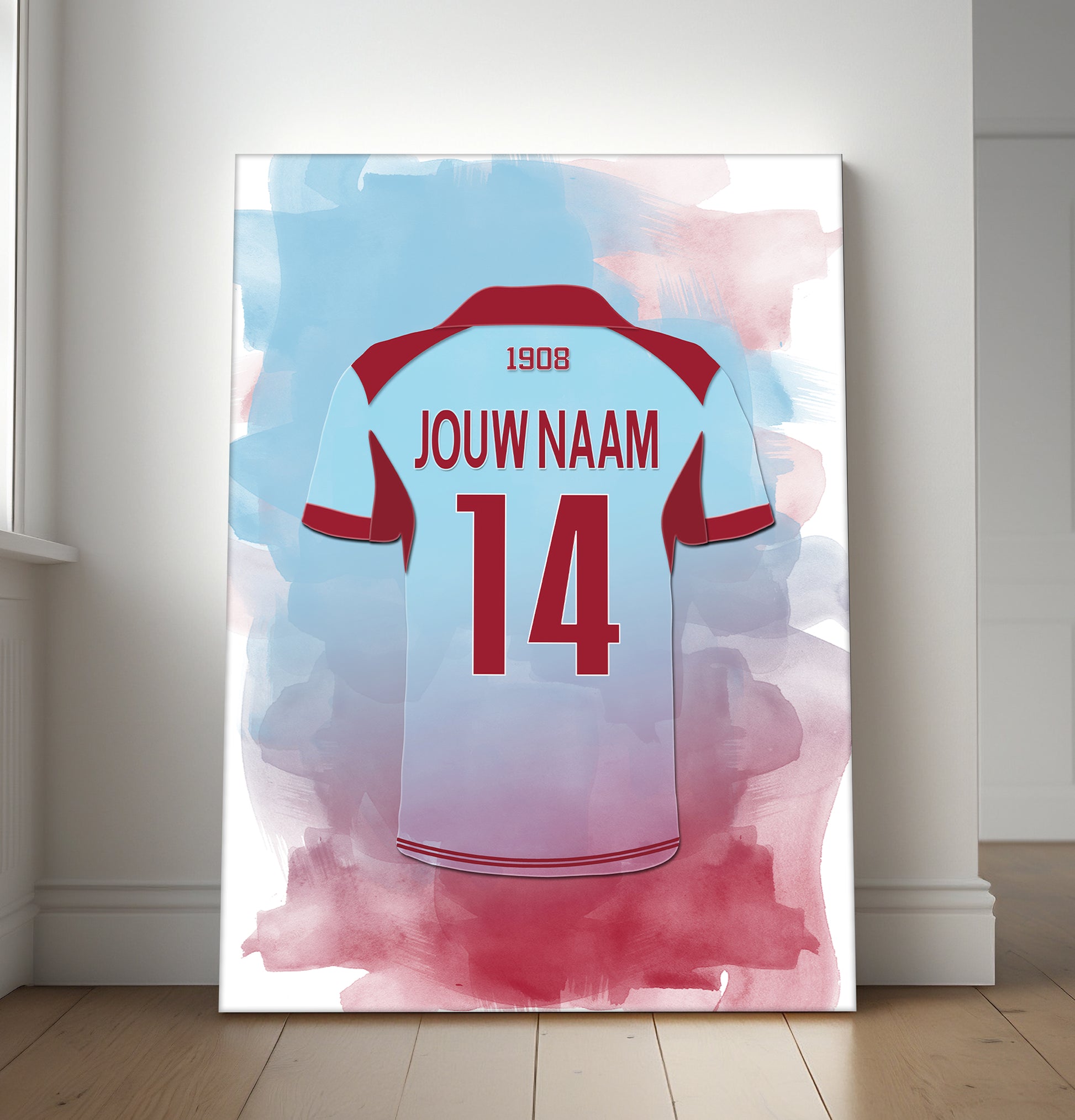 Feyenoord wanddecoratie met naam