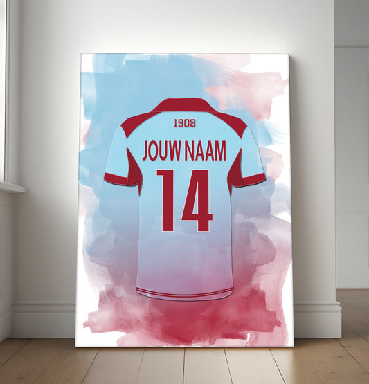 Feyenoord wanddecoratie met naam